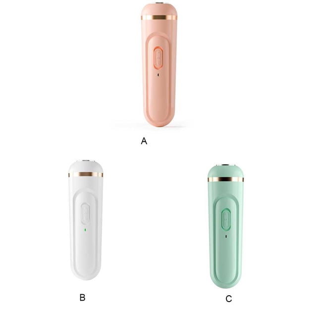 pitrice Foot Grinder Scrubber Hard Professional Callus Remover Instrument Relieve Tool Healthy Small Machine Household White Light Green
