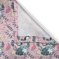 thumbnail image 3 of Ambesonne Exotic Kitchen Curtains, Pastel Tropical Summer Bird, 55"x45", Rose and Multicolor, 3 of 3