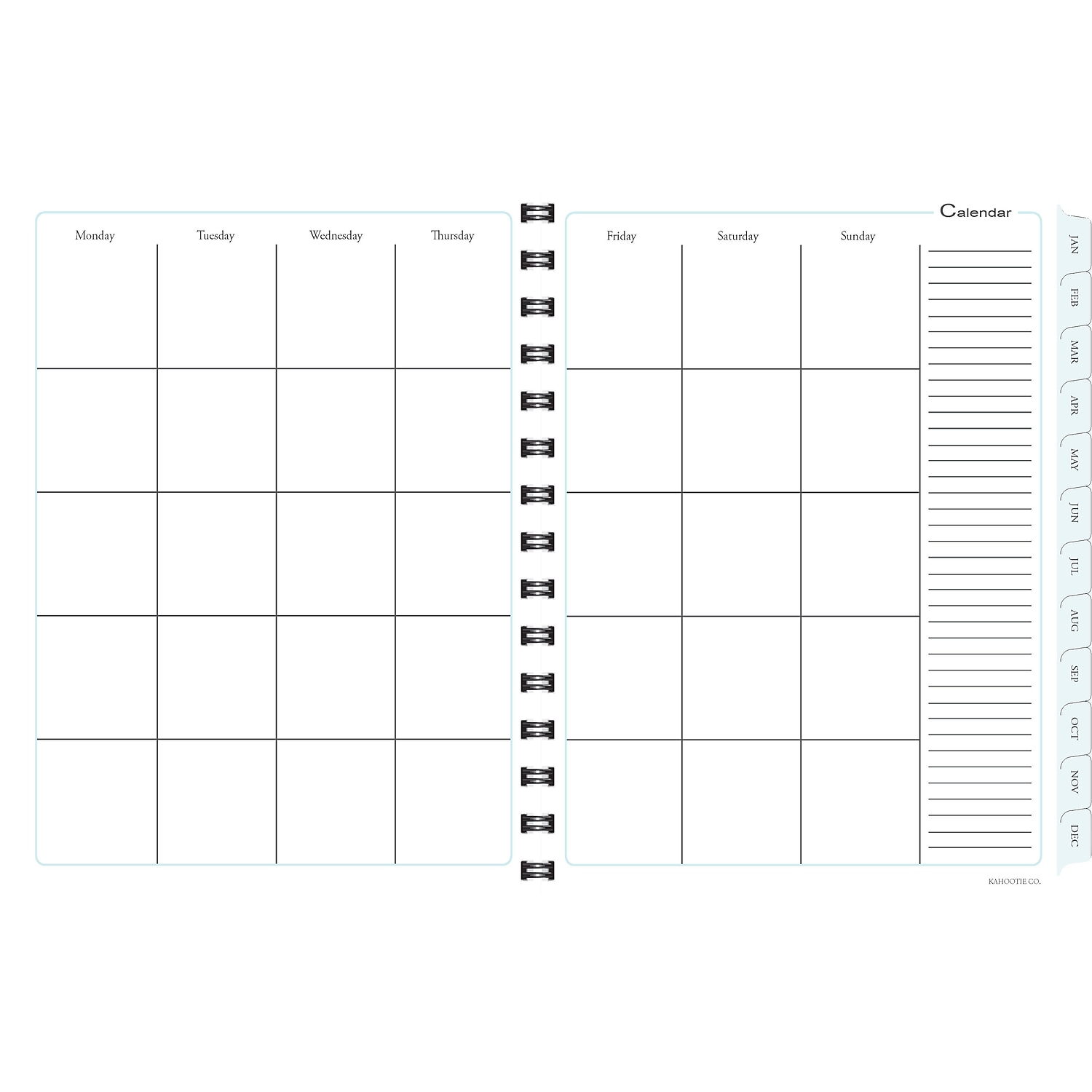 Kahootie Co It's That Kinda Day Weekly Planner 9” x 11.5” Gray (ITKLWG)