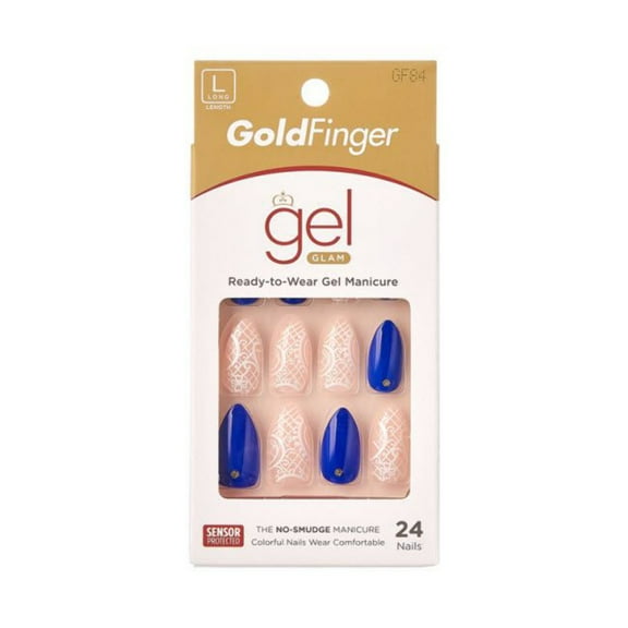 KISS GoldFinger Gel Glam Nails #GF84