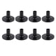 thumbnail image 1 of Fundas para platillos de tambor, 8 piezas Fundas para platillos de plástico negro Fundas para platillos de plástico Innovación moderna, 1 of 8