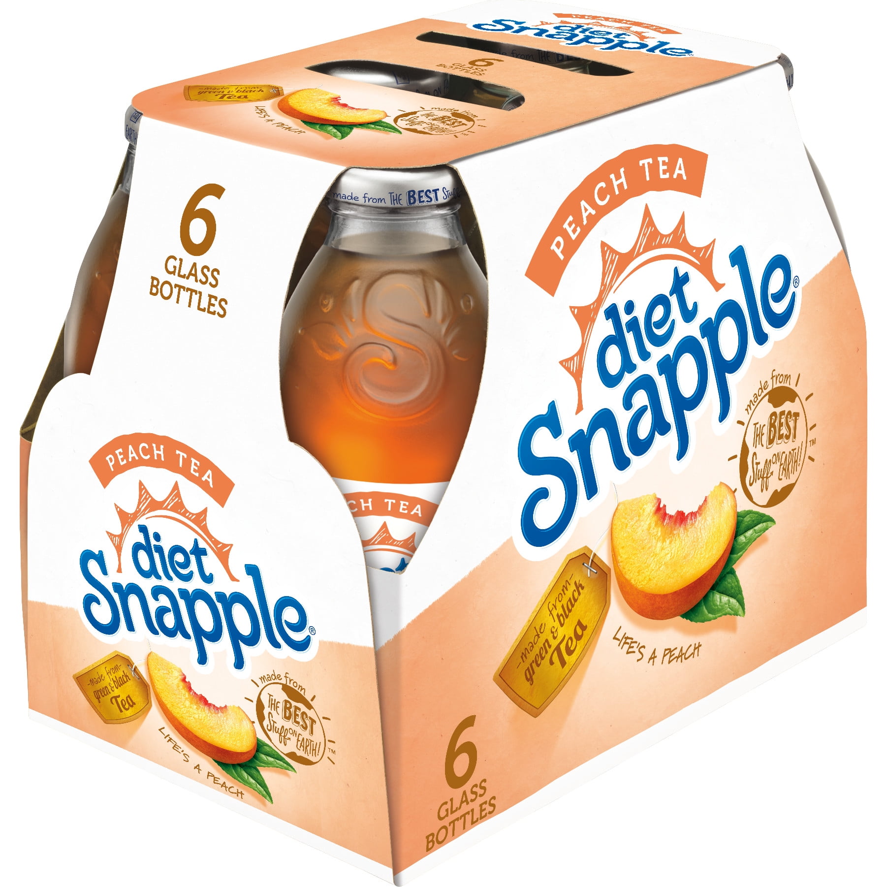 16 oz Peach Tea by Snapple at Fleet Farm