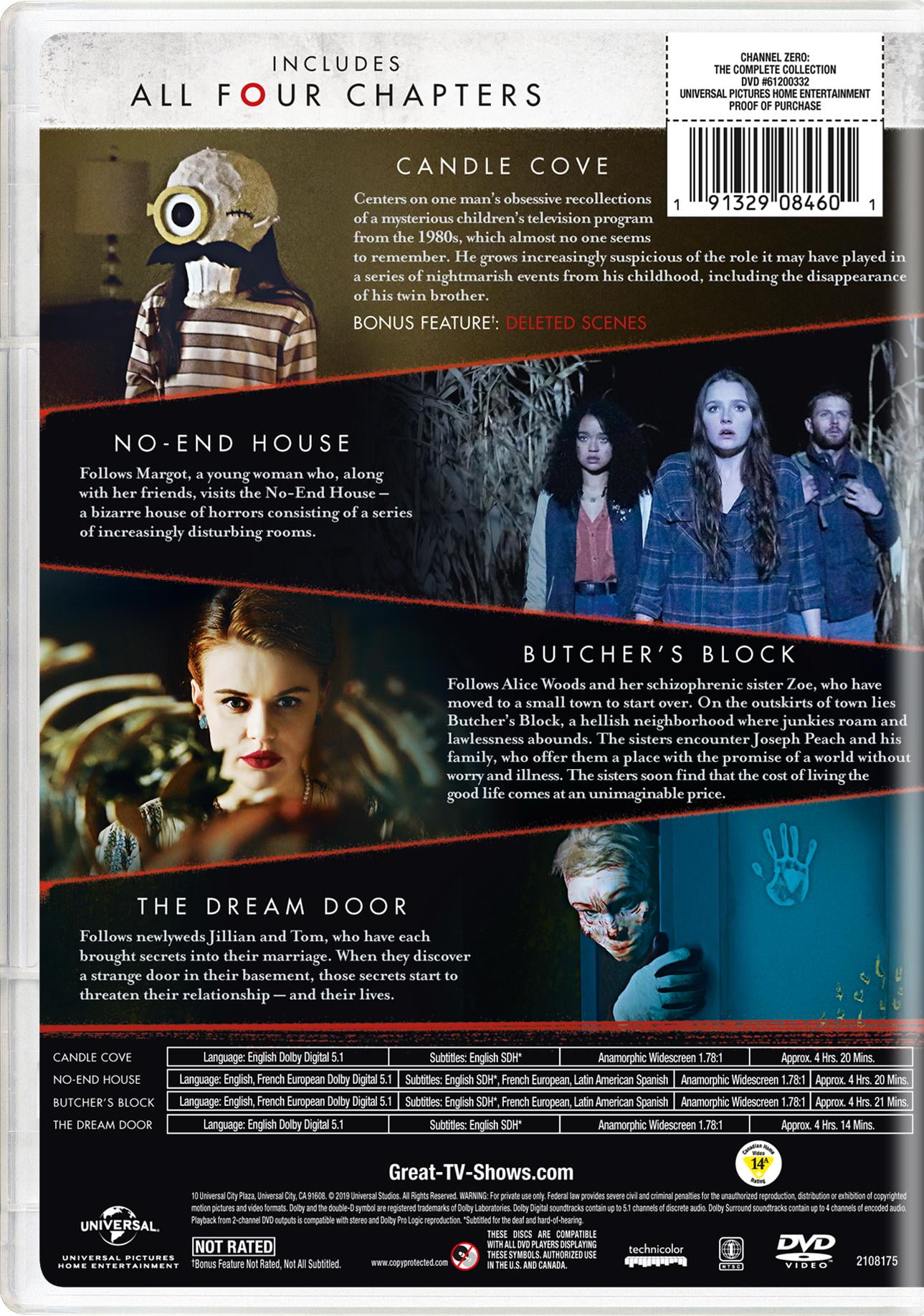 Channel Zero: The Complete Series (DVD), Horror, Universal