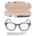 thumbnail image 4 of Gafas de lectura Unisex Alivio de la fatiga visual Gafas de lectura Gafas de presbicia de alta definición con estuche+400 Estampado de leopardo Pata Tawny ANGGREK Otros, 4 of 8