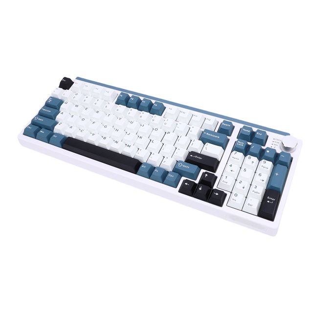 Mechanical Keyboard, Wireless Gaming Keyboard, BT 2.4G USB C, 75% Layout Wireless Mechanical Keyboard with 98 Keys, Hot Swap Gasket Mount RGB Backlit for Gaming, Typing