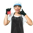 thumbnail image 4 of FOLOYORI Delantal Impermeable Negro Con Cruzado Para Chefs, Estilistas Y Domésticas, 4 of 8