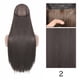 thumbnail image 1 of AZQUEEN-extensión de cabello sintético largo y recto sin Clip, postizo de una pieza, línea ajustable Natural, para mujer, 1 of 4