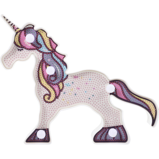 KAKOWELY Lámpara LED de unicornio, lámpara de mesa LED de unicornio, lámpara de noche, figura de unicornio para niños