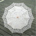 thumbnail image 3 of Handmade Lace Umbrella Victoria Style Parasol Umbrella With Long Photography, 3 of 5