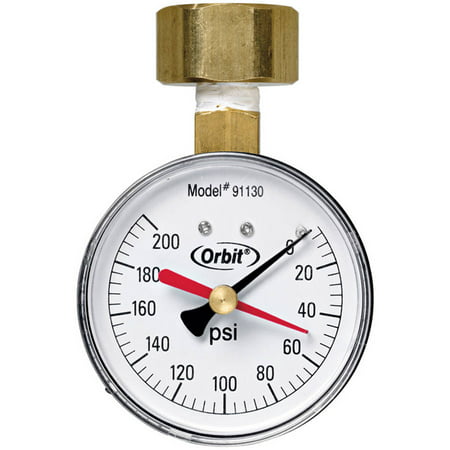 Orbit 91130 200 PSI Water Pressure Gauge (Best Water Pressure Gauge)
