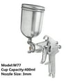thumbnail image 1 of W77 400mL Cup Spray Gun Gravity Feed Paint Spray Gun Car Paint 3.0mm Nozzle, 1 of 9