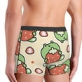 thumbnail image 5 of Disketp Frog Hold Strawberry Men'S Boxer Briefs,Soft And Breathable Cotton Underwear With Comfortflex Waistband, 5 of 8