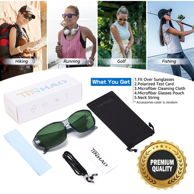TINHAO Polarized Wrap-Around Fit-Over Sunglasses photo 6
