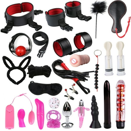 

JNANEEI 24Pcs Couples Sex Toy for Adult Game Sex Kits Sex Game Gag Toys Clamps
