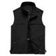 thumbnail image 1 of Chaleco outdoor con múltiples bolsillos para hombre - Color liso, cuello alto ajustado, poliéster, informal/trabajo, tallas M-XXXXL, 1 of 4