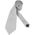 thumbnail image 5 of LAICAIW Men's Ties Solid Pure Color Plain Formal Black Ties For Men, 5 of 5