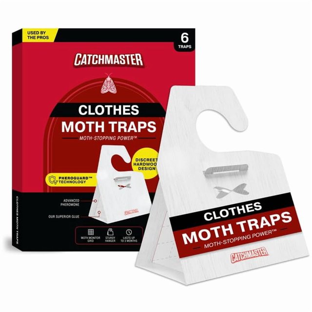Trampas para polillas Catchmaster Premium, paquete de 6 unidades, tecnología PheroGuard