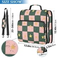 thumbnail image 2 of FORMRS Zipper Binder with Shoulder Strap 2-inch Ring 500 Sheet Capacity File Bag, Pink Abstract, 2 of 5