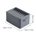 thumbnail image 3 of CEHVOM PP Board Trousers Storage Artifact Jeans Sweater Shirt Storage Box Thickened Compartment Storage Box Dormitory Storage Clearance, 3 of 7