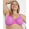 thumbnail image 5 of Curvy Couture Women's Plus Size No-Show Lace Unlined Underwire Bra, 5 of 5