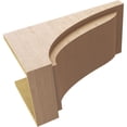 thumbnail image 6 of 12"W x 24"D x 12"H Wide Helena Rough Cedar Woodgrain TimberThane Corbel, Primed Tan, 6 of 6