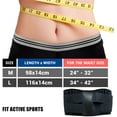 thumbnail image 3 of Fit Active Sports Back Brace Support Belt - Lumbar Posture Support Belt - Relieves Lower Back Pain, 3 of 3