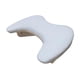 thumbnail image 2 of Reposabrazos en forma de U de cuero sintético para uñas acrílicas, cómodo y práctico. Blanco, 2 of 9