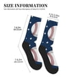 thumbnail image 3 of America Baseball Colorful Athletic Crew Novelty Socks For Men Women, 3 of 6