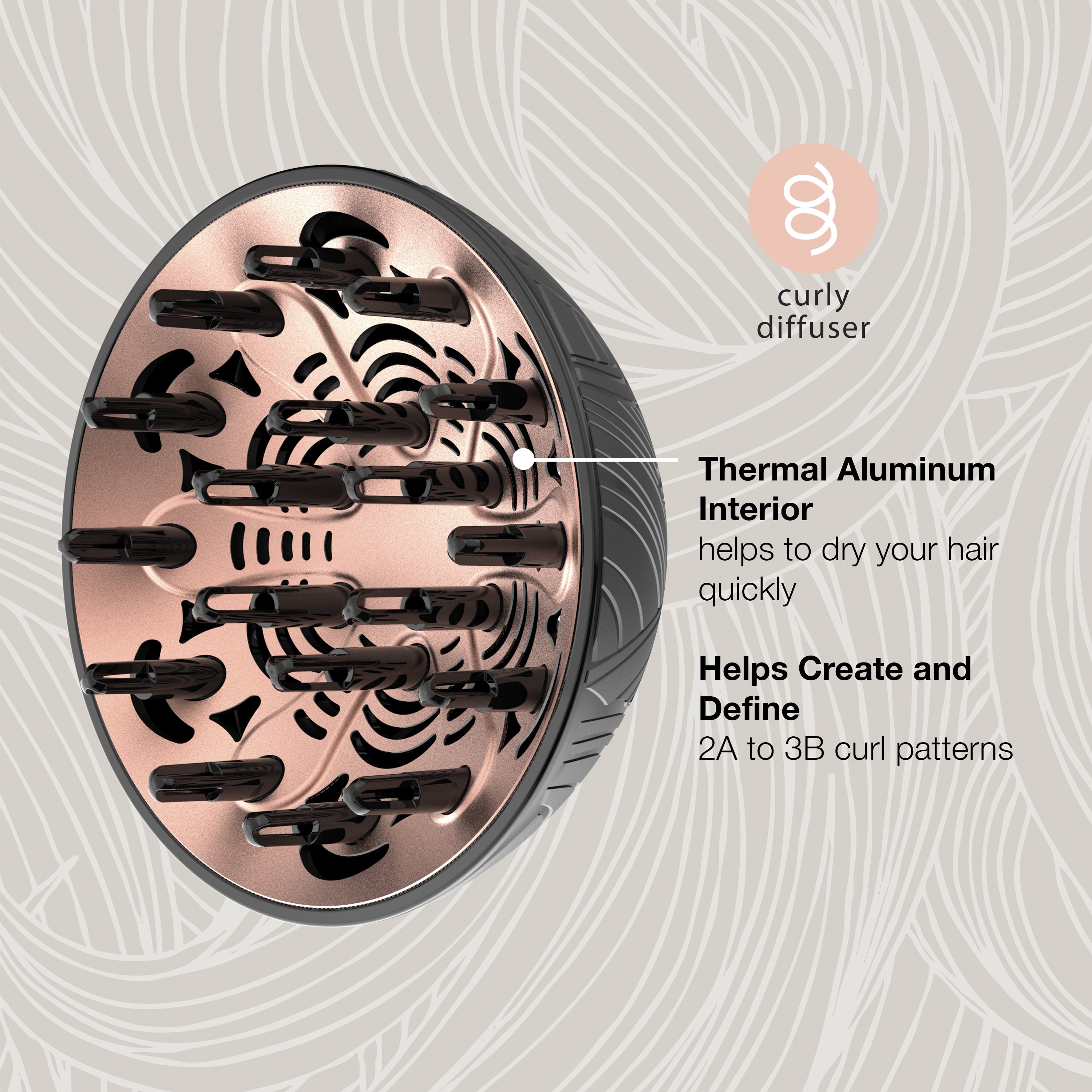 The Curl Collective ™ Curly Hair Diffuser, Curly Hair Diffuser