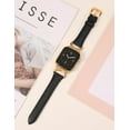 thumbnail image 5 of TOYOUTHS Leather Band Compatible with Apple Watch Bands 41mm 40mm 38mm 44mm 45mm 42mm 49mm Women, Slim Dressy Leather Strap with C-Shape Metal Buckle for iWatch Series 9/8/7/6/5/4/3/2/1/SE/Ultra 2, 5 of 7