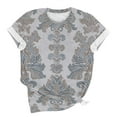 thumbnail image 4 of ATENAR Shirts for Women Fashion Shirts Casual Plus Size Tops Coffee S, 4 of 6