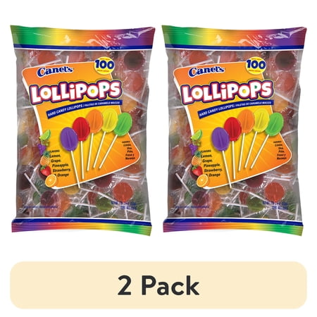 (2 pack) Canel's Lollipops, 120 count, 23.28 oz