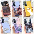thumbnail image 2 of For OPPO Reno 5 5G Case Reno5 Pro Cover Fashion Painted TPU Soft Silicone Phone Cases For OPPO Reno 5 Pro Reno5 Shockproof Funda case-c04 For Reno 5 5G, 2 of 6