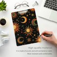 thumbnail image 3 of FORMRS Acrylic Clipboard with Low Profile Clip Standard A4 Letter Size, 12.5" x 9", Sun Moon and Stars Pattern, 3 of 8