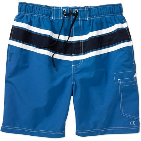 OP - OP - Men's Pieced Chevron Swim Shorts - Walmart.com