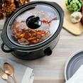 thumbnail image 2 of Better Chef 3 Quart Oval Slow Cooker with Removable Stoneware Crock in Black, 2 of 5