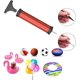 thumbnail image 5 of Portable Ball Pump,Air Pump Inflator Kit with Needle,Nozzle, Extension Hose Hand Pumps for Basketball Football Volleyball Water Polo Rugby Exercise Sp, 5 of 5