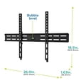 thumbnail image 3 of Phillips SQM3642-27 27 x 3.3 x 1.6 Po Support Mural Universel Inclinable pour Téléviseur, Noir, 3 of 6