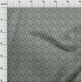 thumbnail image 3 of oneOone Viscose Jersey Violet Fabric Asian Paisley Sewing Craft Projects Fabric Prints By Yard 60 Inch Wide, 3 of 5