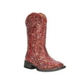 thumbnail image 2 of Roper Girls Toddler Red Multi Glitter Vamp Boot, 2 of 5