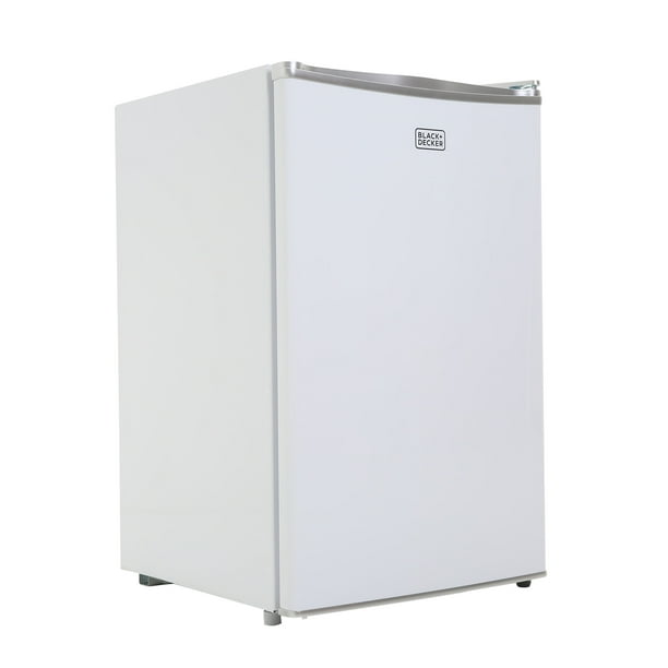 BLACK+DECKER 4.3 Cu Ft ENERGY STAR Mini Fridge w Freezer BCRK43W White
