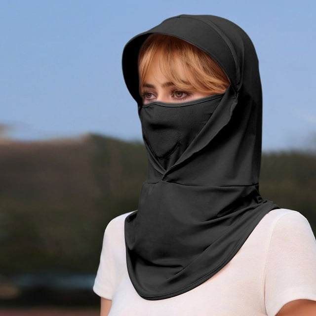 Foulard de Protection Solaire Respirante Légère Cache-Cou Extérieur pour Femmes Hommes Été Cyclisme Randonnée Protection Solaire