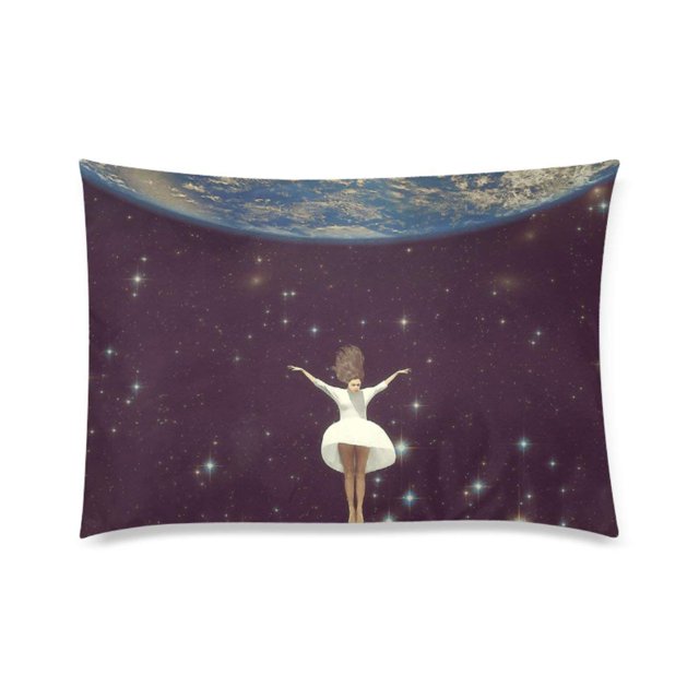 Funda de almohada ABPHQTO Let It All Impresión a dos Caras 50x75 cm