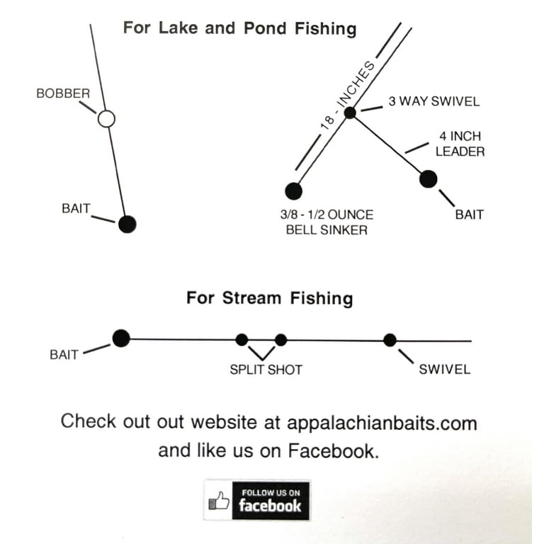 Appalachian Baits Salmon Patty Soft-Sinking Trout Fishing Dough Bait, 2.5 oz