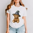 thumbnail image 5 of Watercolor Witchy Bear - Womens Short Sleeve Tee, 5 of 7