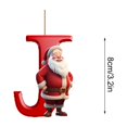 thumbnail image 3 of Fiudx Artículos en oferta con ofertas flash Adornos para árbol de Navidad con 26 letras, adornos para árbol de Navidad, adornos navideños personalizados para hacer tú mismo, decoración navideña, deco, 3 of 5