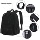 thumbnail image 3 of Balery Black Marble Mochila Escolar 3 en 1 para Niños - Mochila Resistente con Lonchera Térmica y Estuche - Mochila Escolar para Niños y Niñas, 3 of 7