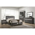 thumbnail image 2 of Queen Sized Gray and Silver Wood Bedframe with 2 Drawer Storage, 2 of 2