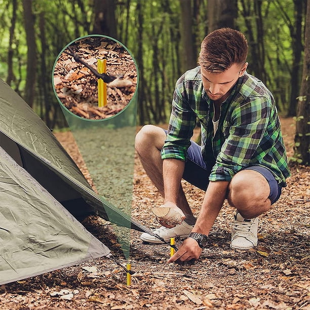 Piquetes Para Arena Salinas De Camping - 32 Cm De Aluminio, Ideales Para Playa Y Suelos Blandos (Pack De 3, 6, 9, 12 O 24 Uds)