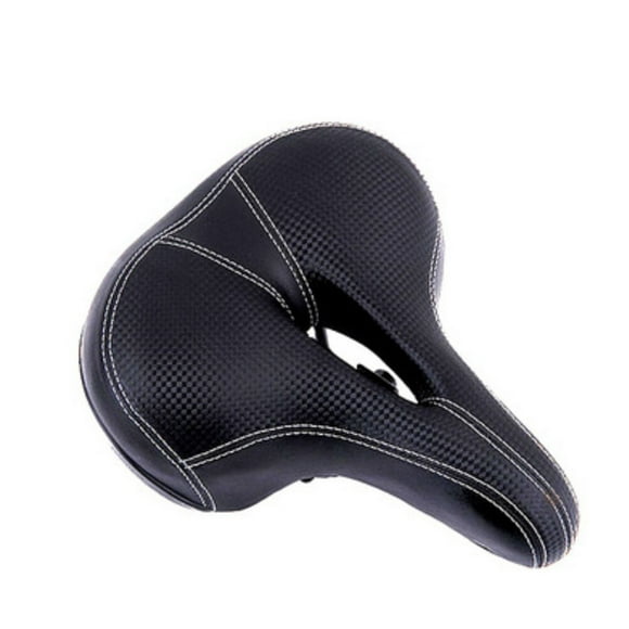 Saddle Thicken Wide Saddles Seat Cycling Seat MTB Mountain Road Bike Accessories (Black)